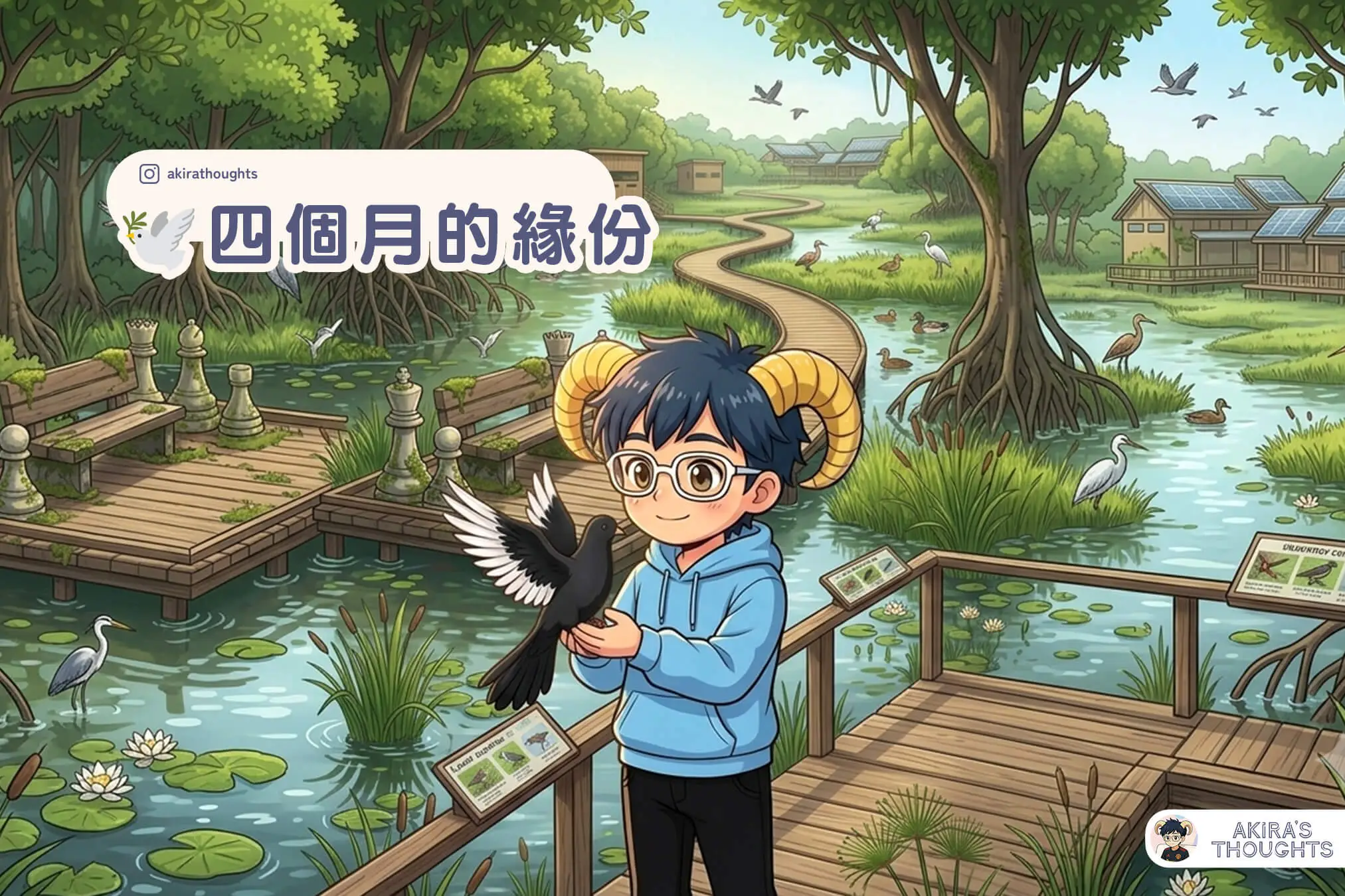 🕊️ 四個月的緣份